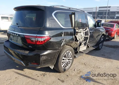 2022 Nissan Armada Sl 2Wd z USA, uszkodzony, nr VIN JN8AY2BA7N9391508